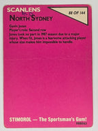 NRL 1988 Scanlens #88 Gavin Jones North Sydney Bears