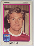 NRL 1981 Scanlens Rugby League #001 Tom Mooney Manly Sea Eagles
