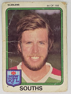 NRL 1981 Scanlens Rugby League #044 Steve Walsh South Sydney Rabbitohs