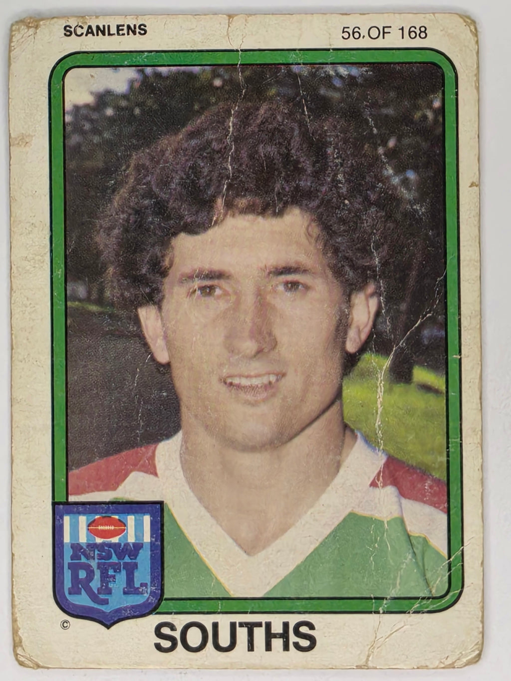 NRL 1981 Scanlens Rugby League #056 Mitch Brennan South Sydney Rabbitohs