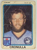 NRL 1981 Scanlens Rugby League #059 Steve Kneen Cronulla Sharks (b)