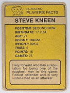 NRL 1981 Scanlens Rugby League #059 Steve Kneen Cronulla Sharks (b)