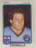 NRL 1981 Scanlens Rugby League #063 Dane Sorensen Cronulla Sharks
