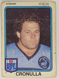 NRL 1981 Scanlens Rugby League #063 Dane Sorensen Cronulla Sharks (a)