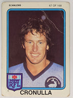NRL 1981 Scanlens Rugby League #067 Mick Mullane Cronulla Sharks