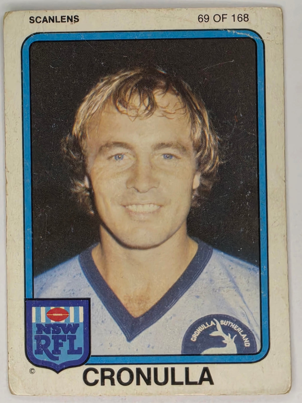 NRL 1981 Scanlens Rugby League #069 Steve Edmonds Cronulla Sharks