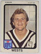 NRL 1981 Scanlens Rugby League #074 Greg Cox Western Suburbs Magpies