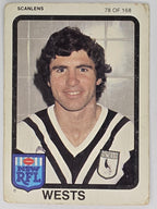 NRL 1981 Scanlens Rugby League #078 Warren Boland Western Suburbs Magpies