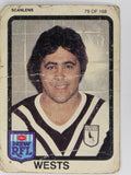 NRL 1981 Scanlens Rugby League #079 Ted Goodwin Western Suburbs Magpies (b)