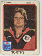 NRL 1981 Scanlens Rugby League #138 Tony Springall North Sydney Bears