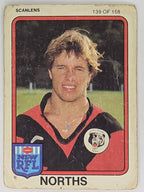 NRL 1981 Scanlens Rugby League #139 Paul McCaffery North Sydney Bears