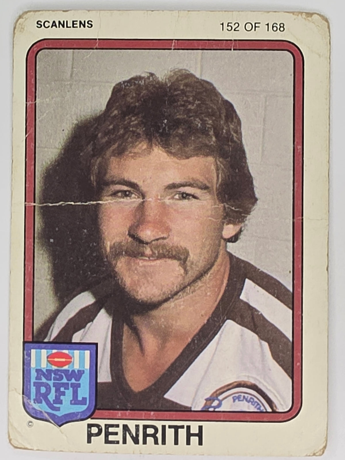 NRL 1981 Scanlens Rugby League #152 Paul Hunt Penrith Panthers