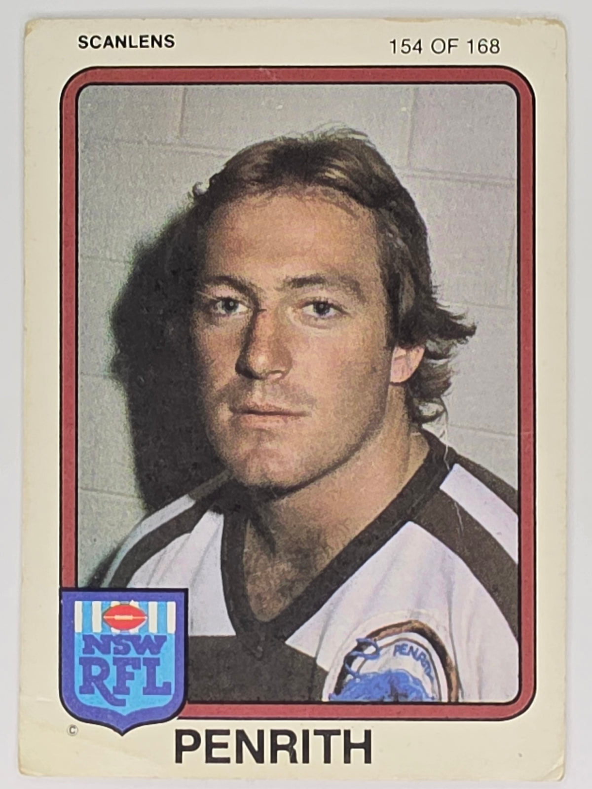 NRL 1981 Scanlens Rugby League #154 Ken Wolffe Penrith Panthers
