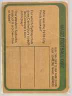 NRL 1979 Scanlens Rugby League #017 John Adam North Sydney Bears