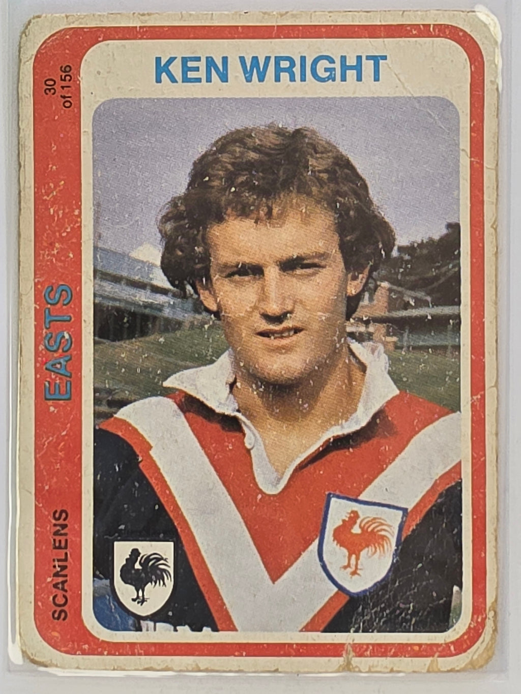 NRL 1979 Scanlens Rugby League #030 Ken Wright Eastern Suburbs Roosters