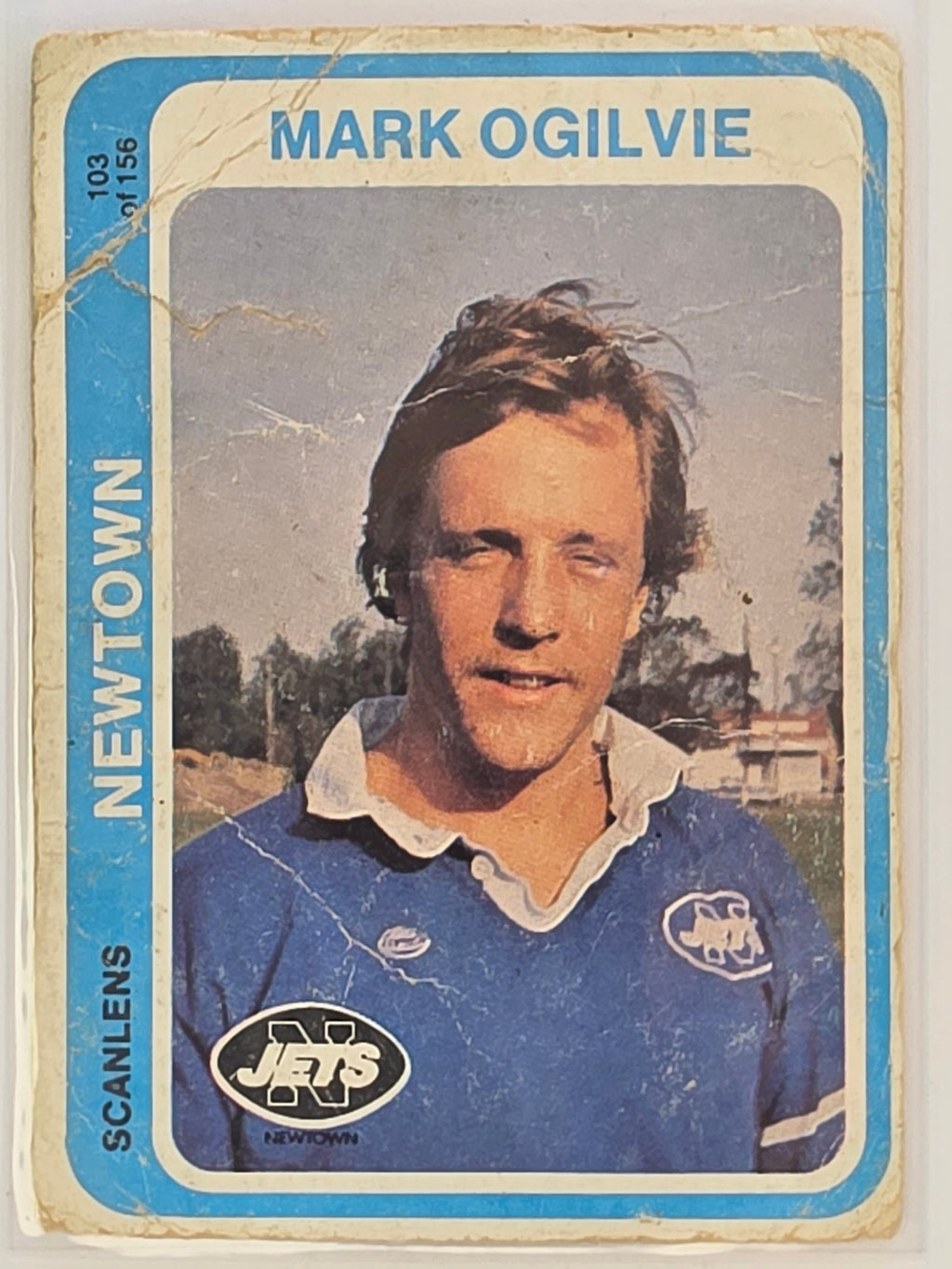 NRL 1979 Scanlens Rugby League #103 Mark Ogilvie Newtown Jets