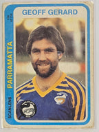 NRL 1979 Scanlens Rugby League #106 Geoff Gerard Parramatta Eels