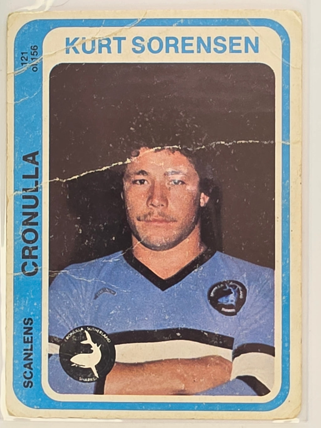 NRL 1979 Scanlens Rugby League #121 Kurt Sorensen Cronulla Sharks