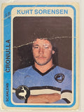 NRL 1979 Scanlens Rugby League #121 Kurt Sorensen Cronulla Sharks