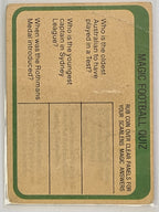 NRL 1979 Scanlens Rugby League #121 Kurt Sorensen Cronulla Sharks