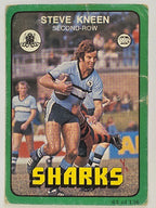NRL 1978 Scanlens Rugby League #063 Steve Kneen Cronulla Sharks