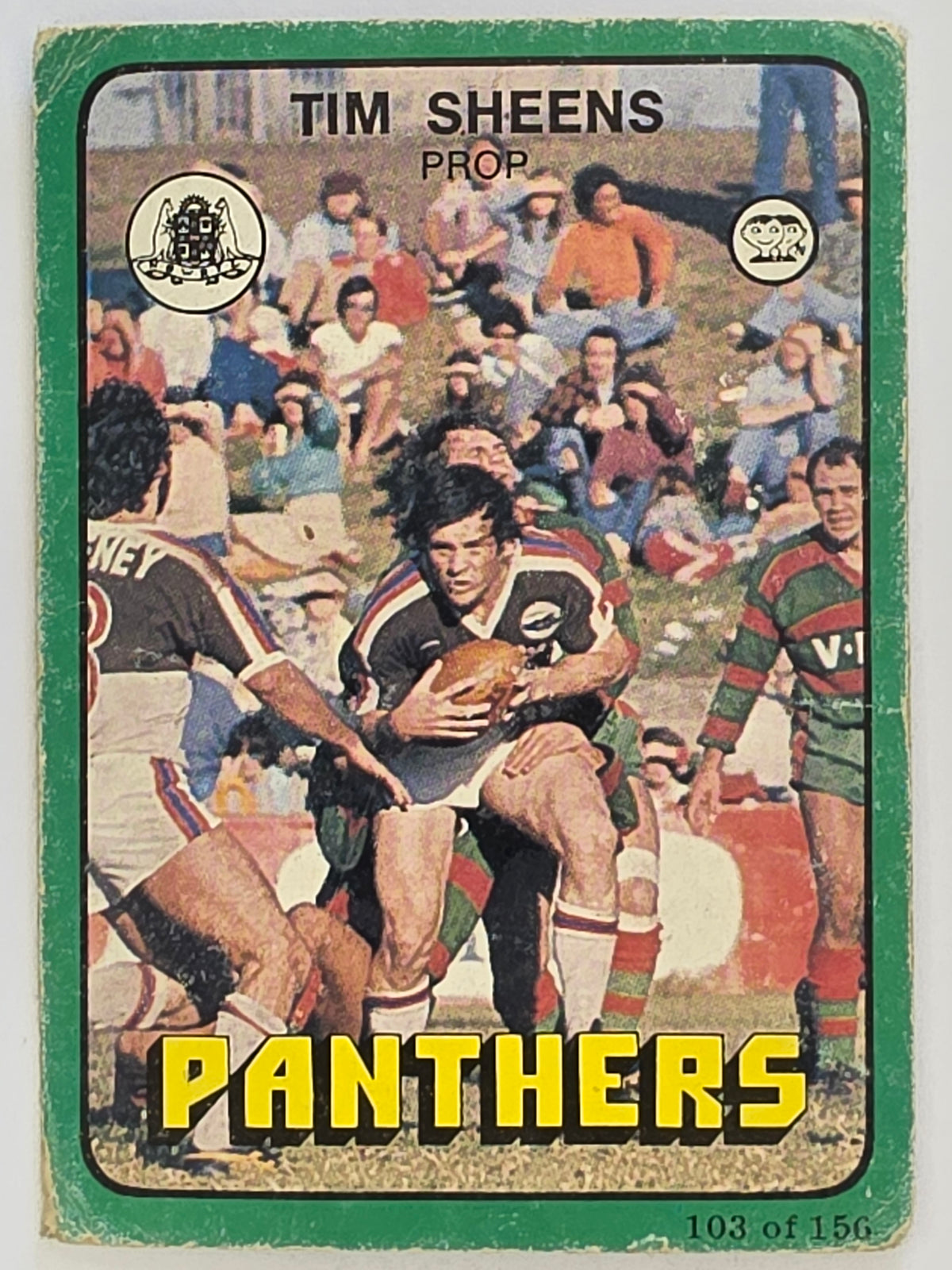 NRL 1978 Scanlens Rugby League #103 Tim Sheens Penrith Panthers