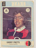 NRL 1977 Scanlens Rugby League #24 Garry Pretti North Sydney Bears