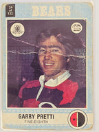 NRL 1977 Scanlens Rugby League #24 Garry Pretti North Sydney Bears