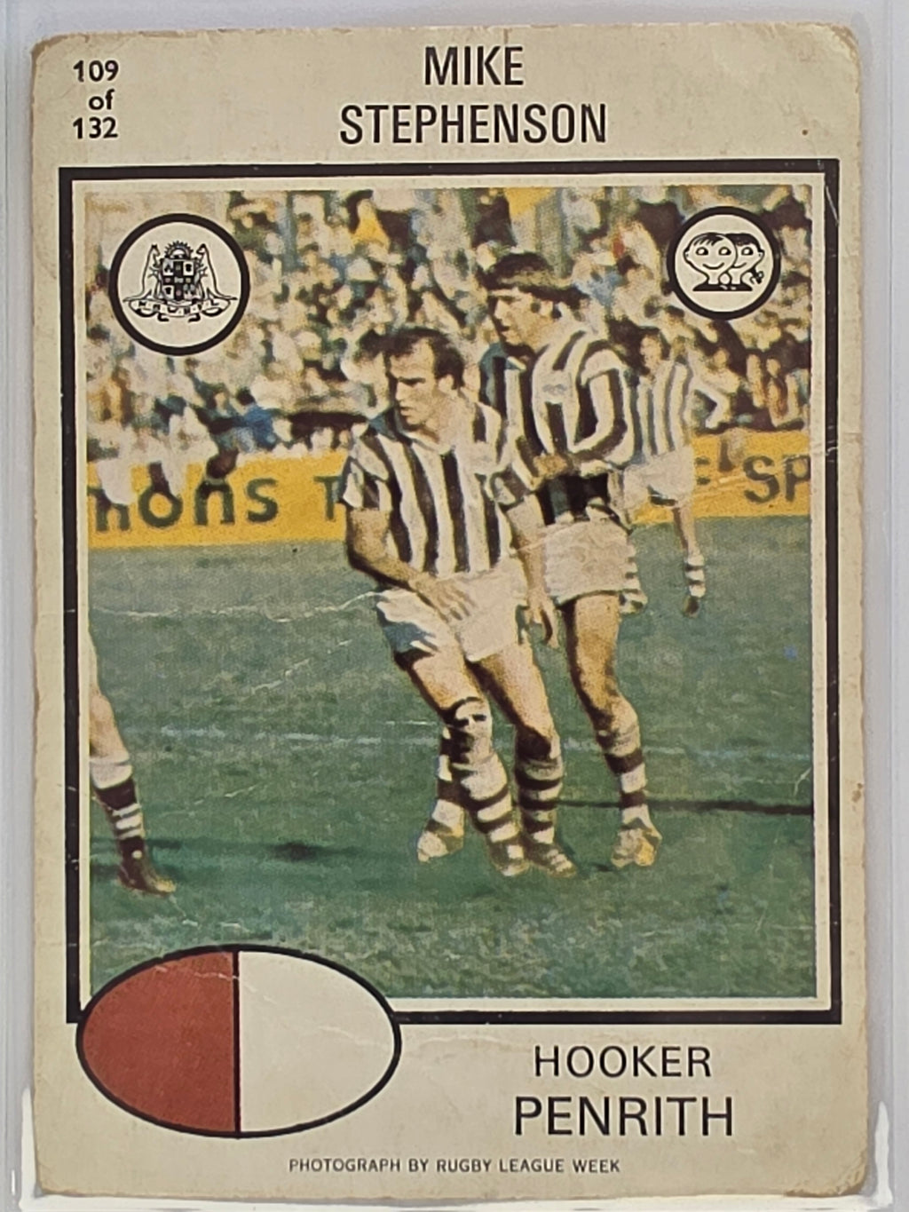 NRL 1975 Scanlens Rugby League #109 Mike Stephenson Penrith Panthers