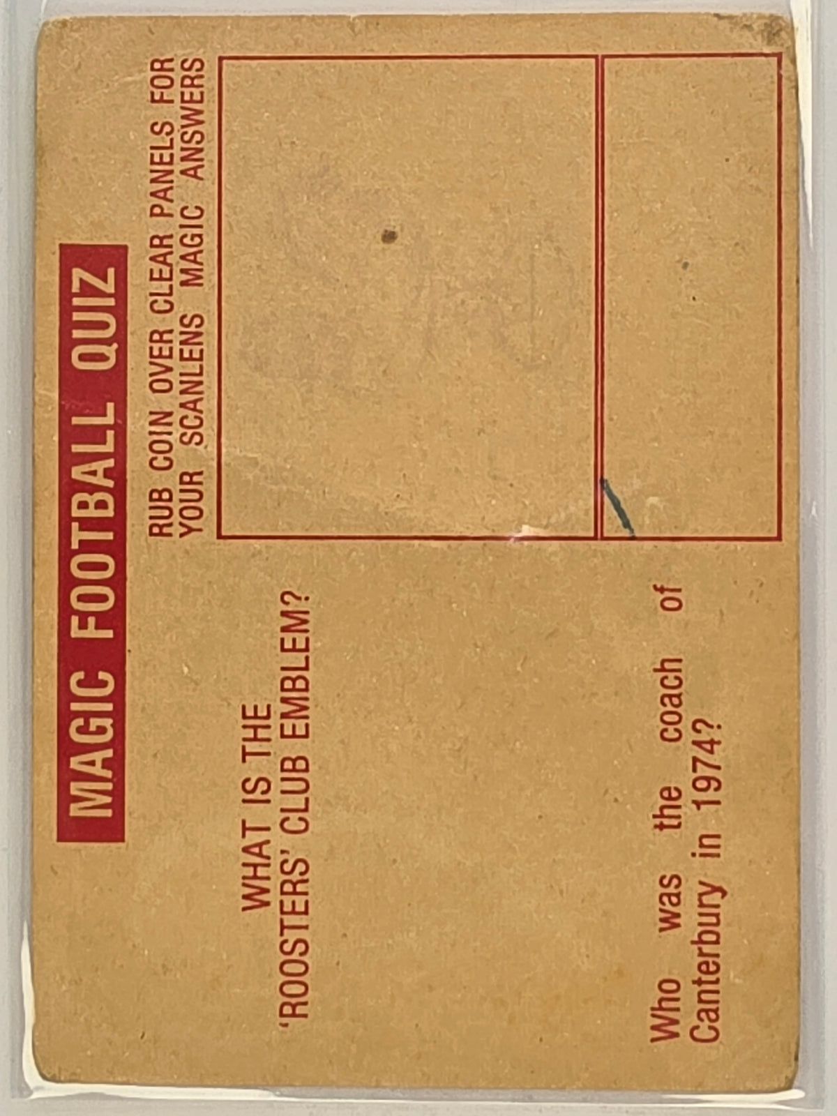 NRL 1975 Scanlens Rugby League #109 Mike Stephenson Penrith Panthers