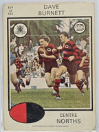 NRL 1975 Scanlens Rugby League #119 Dave Burnett North Sydney Bears