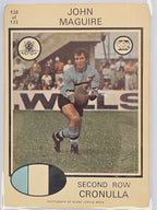 NRL 1975 Scanlens Rugby League #128 John Maguire Cronulla Sharks