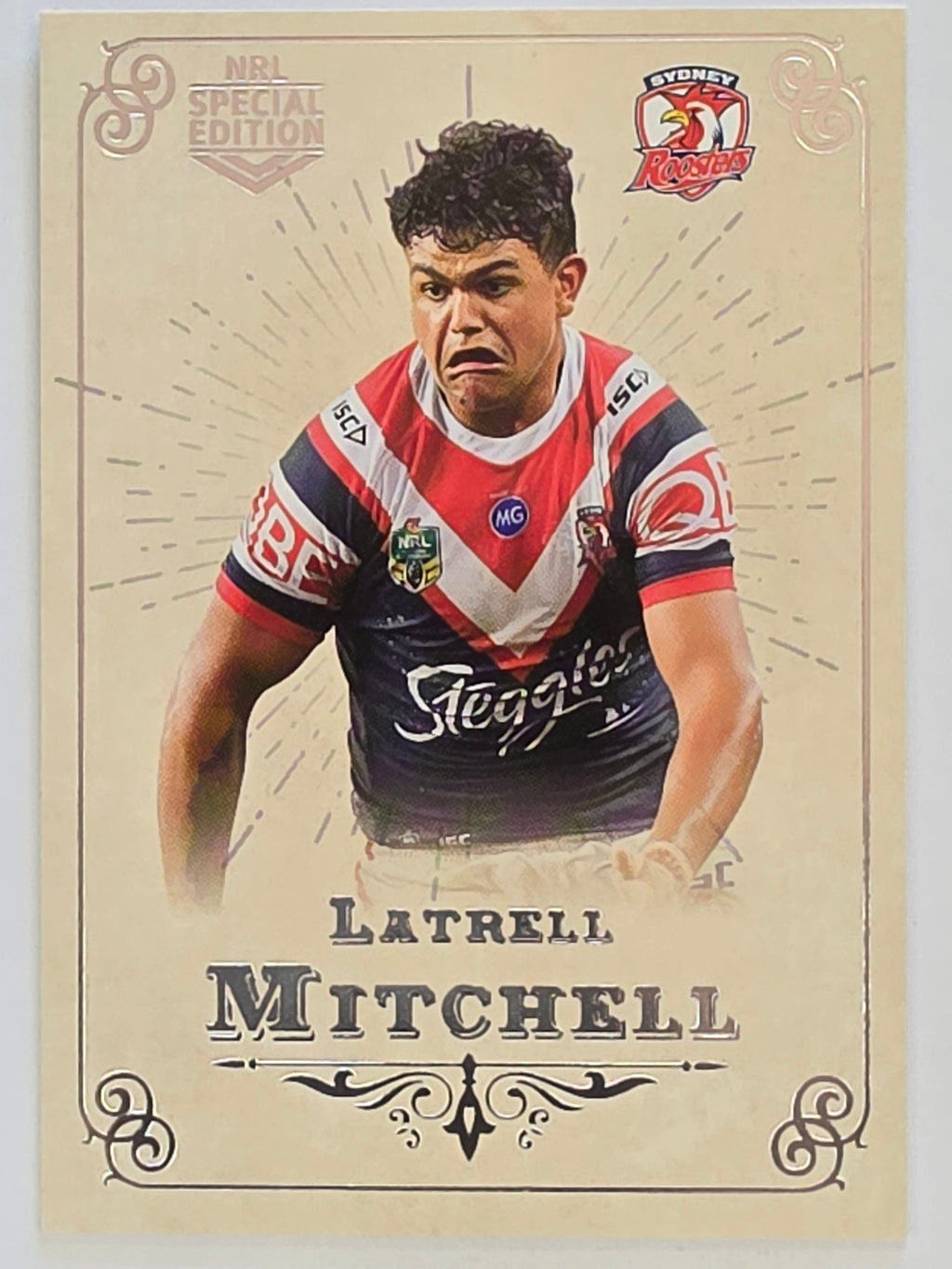NRL 2018 Glory Base Card #069 Latrell Mitchell Sydney Roosters