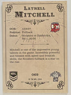 NRL 2018 Glory Base Card #069 Latrell Mitchell Sydney Roosters