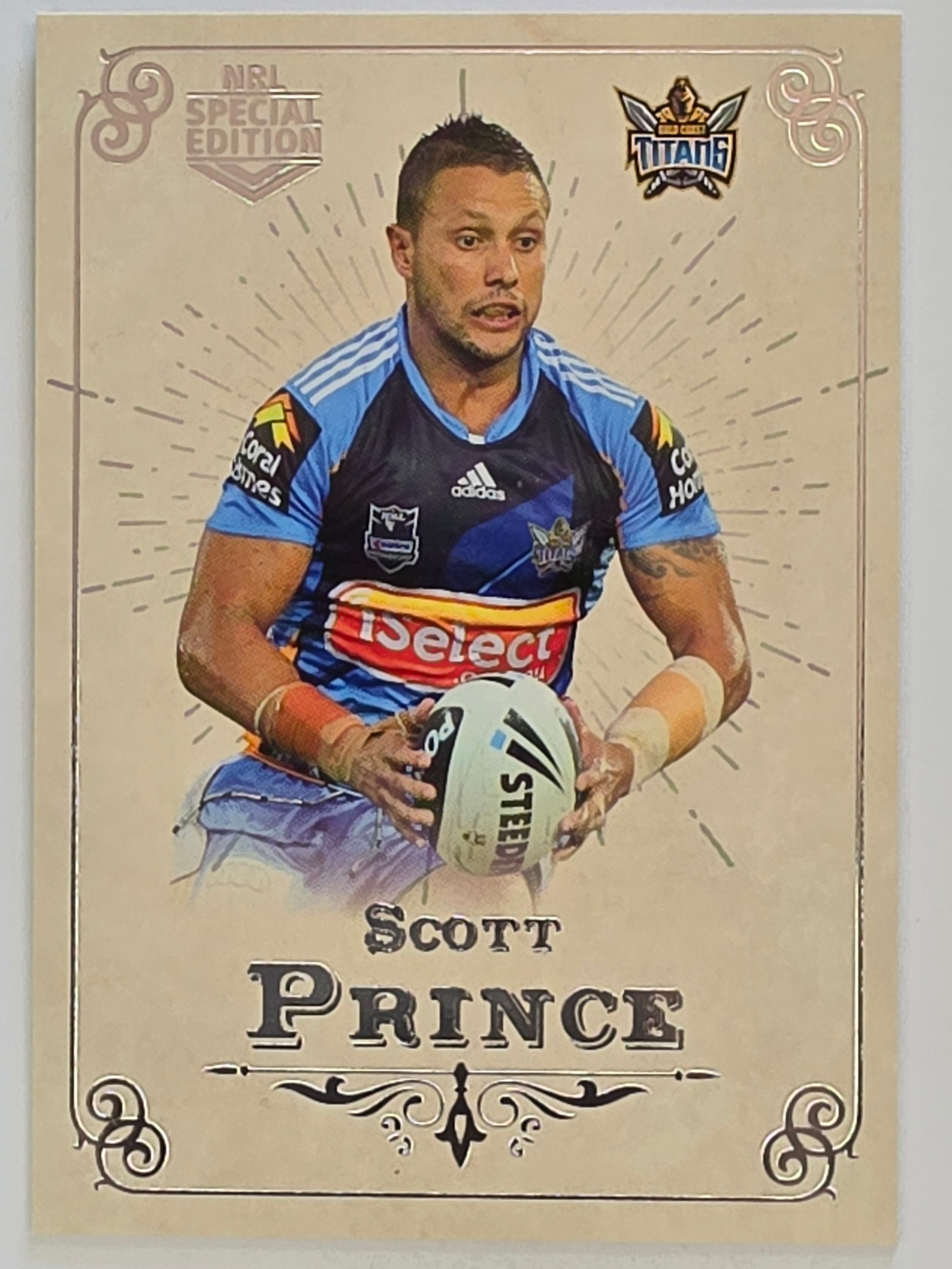 NRL 2018 Glory Base Card #104 Scott Prince Gold Coast Titans