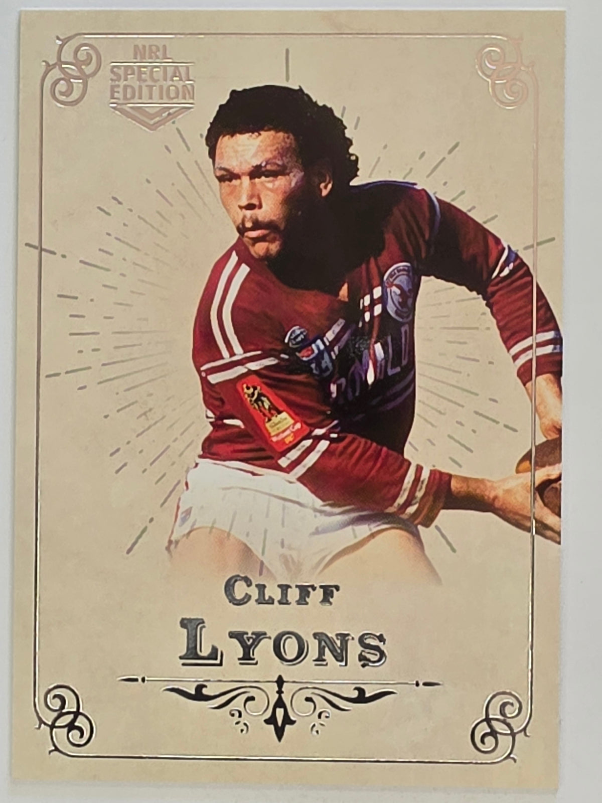 NRL 2018 Glory Base Card #175 Cliff Lyons Manly Warringah Sea Eagles