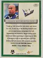 NRL 2000 Impact #023 Jason Hetherington Canterbury Bankstown Bulldogs