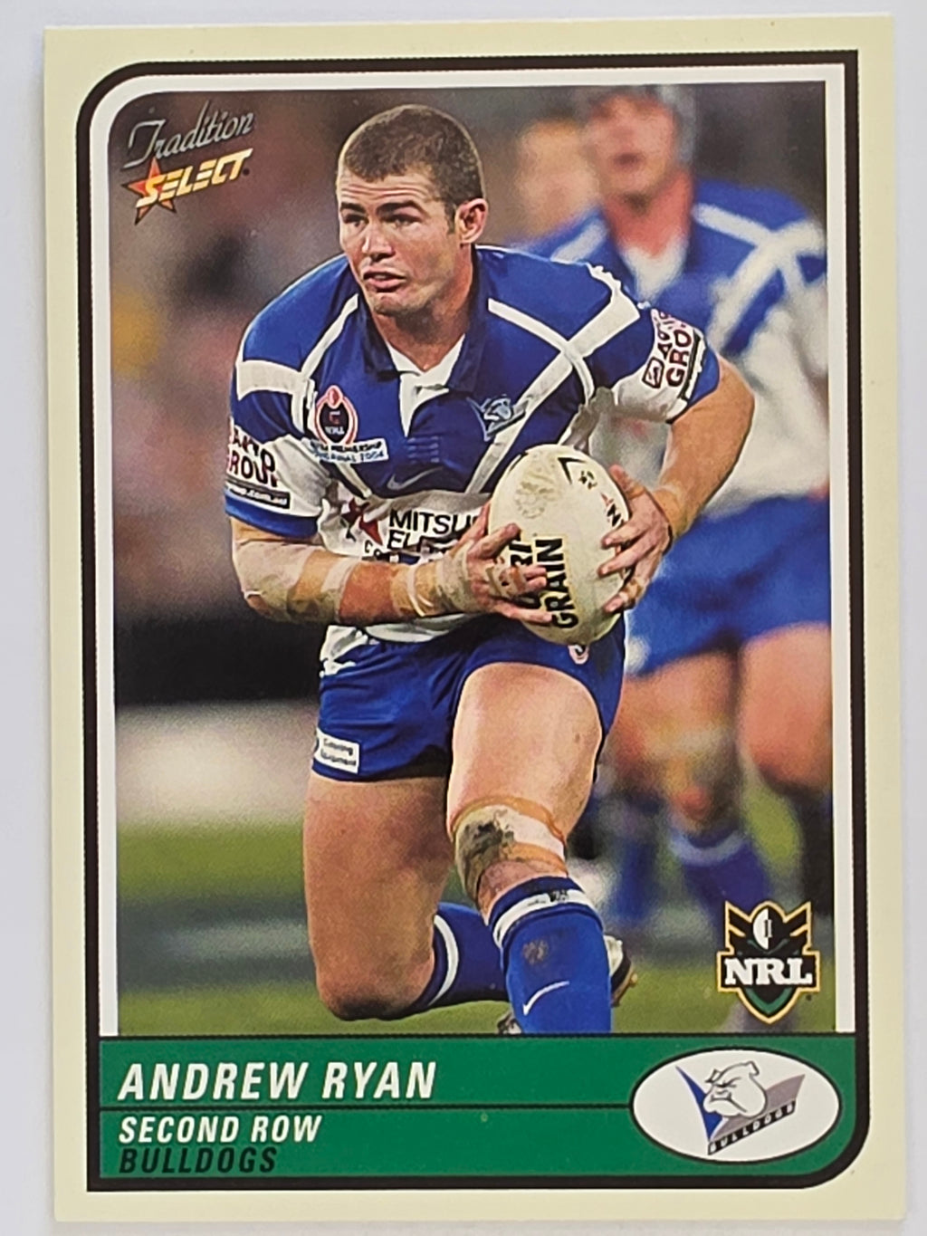 NRL 2005 Tradition  #010 Andrew Ryan Canterbury Bankstown Bulldogs