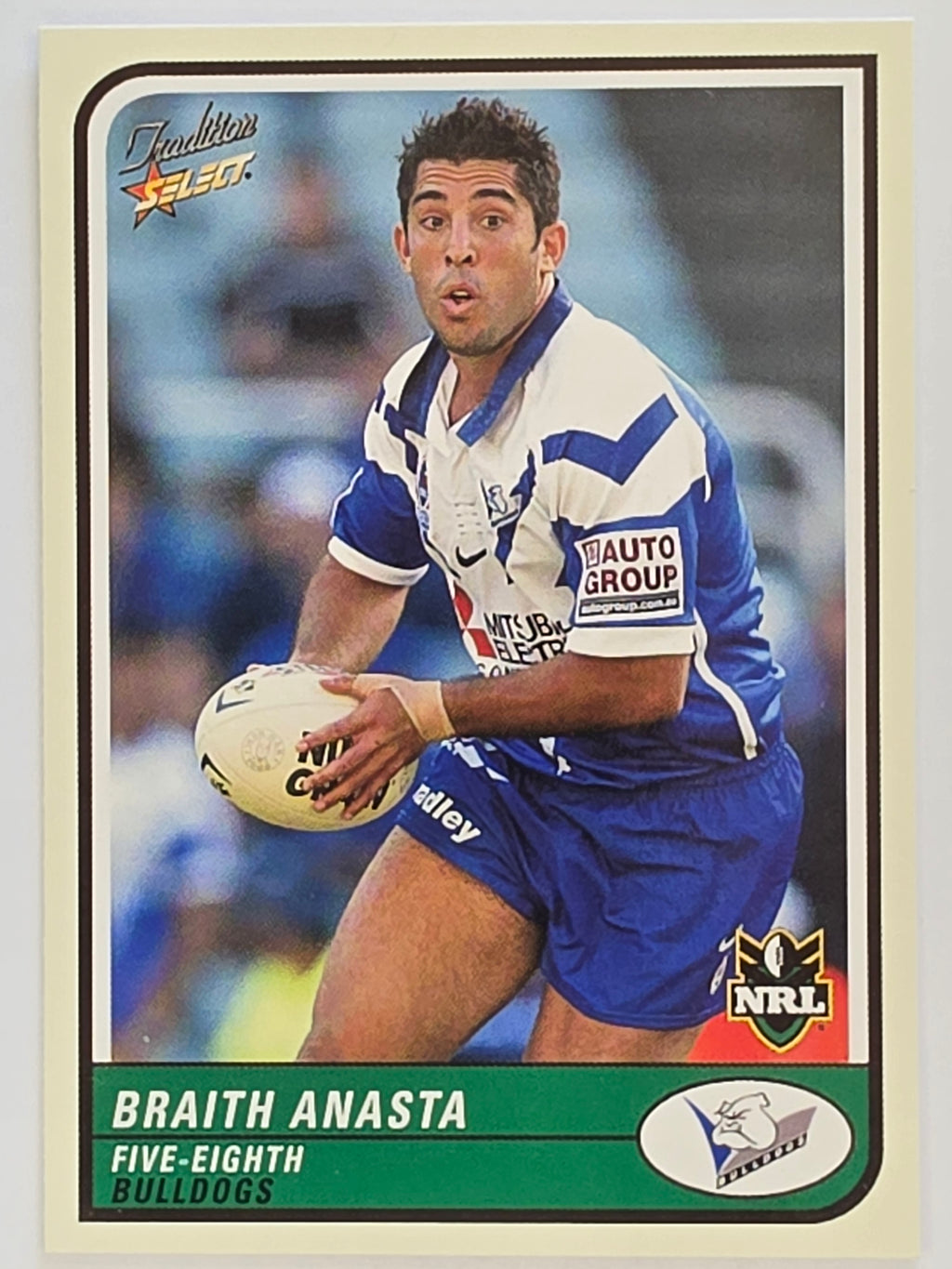 NRL 2005 Tradition  #011 Braith Anasta Canterbury Bankstown Bulldogs