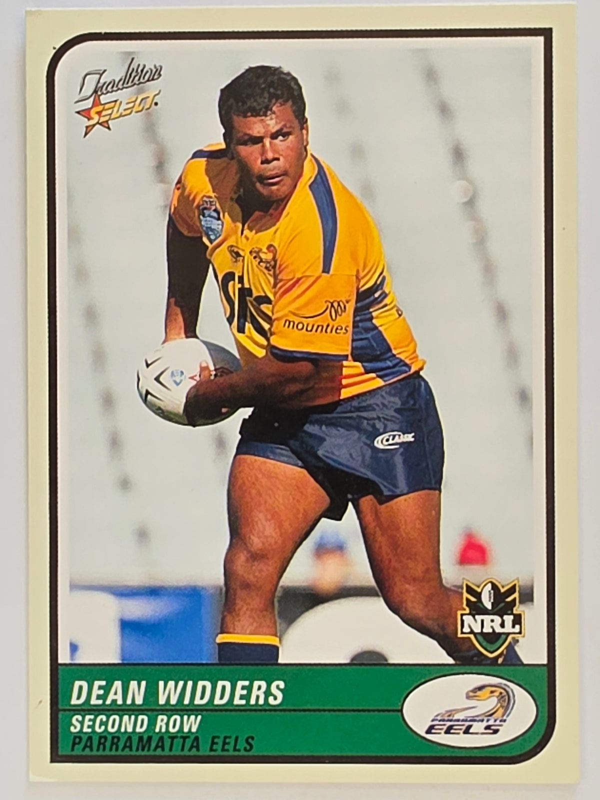 NRL 2005 Tradition  #081 Dean Widders Parramatta Eels