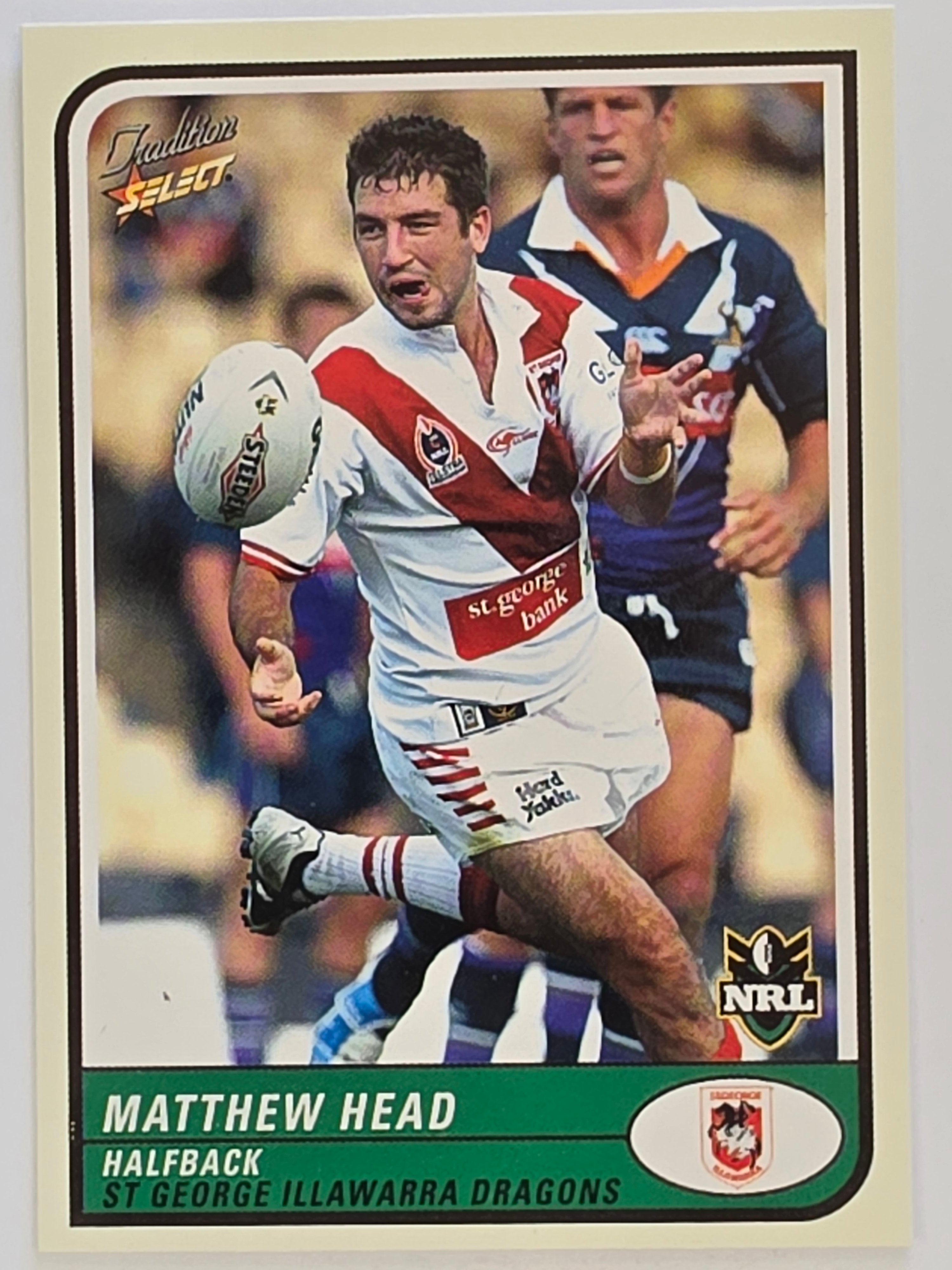 NRL 2005 Tradition  #095 Matthew Head St George Illawarra Dragons