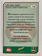 NRL 2005 Tradition  #108 Joe Williams South Sydney Rabbitohs