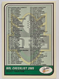 NRL 2005 Tradition #CKB Checklist 2