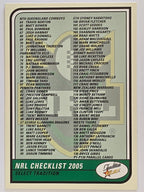 NRL 2005 Tradition #CKB Checklist 2