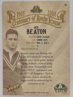 NRL 2008 Centenary | #34 Jack Beaton Eastern Suburbs Roosters