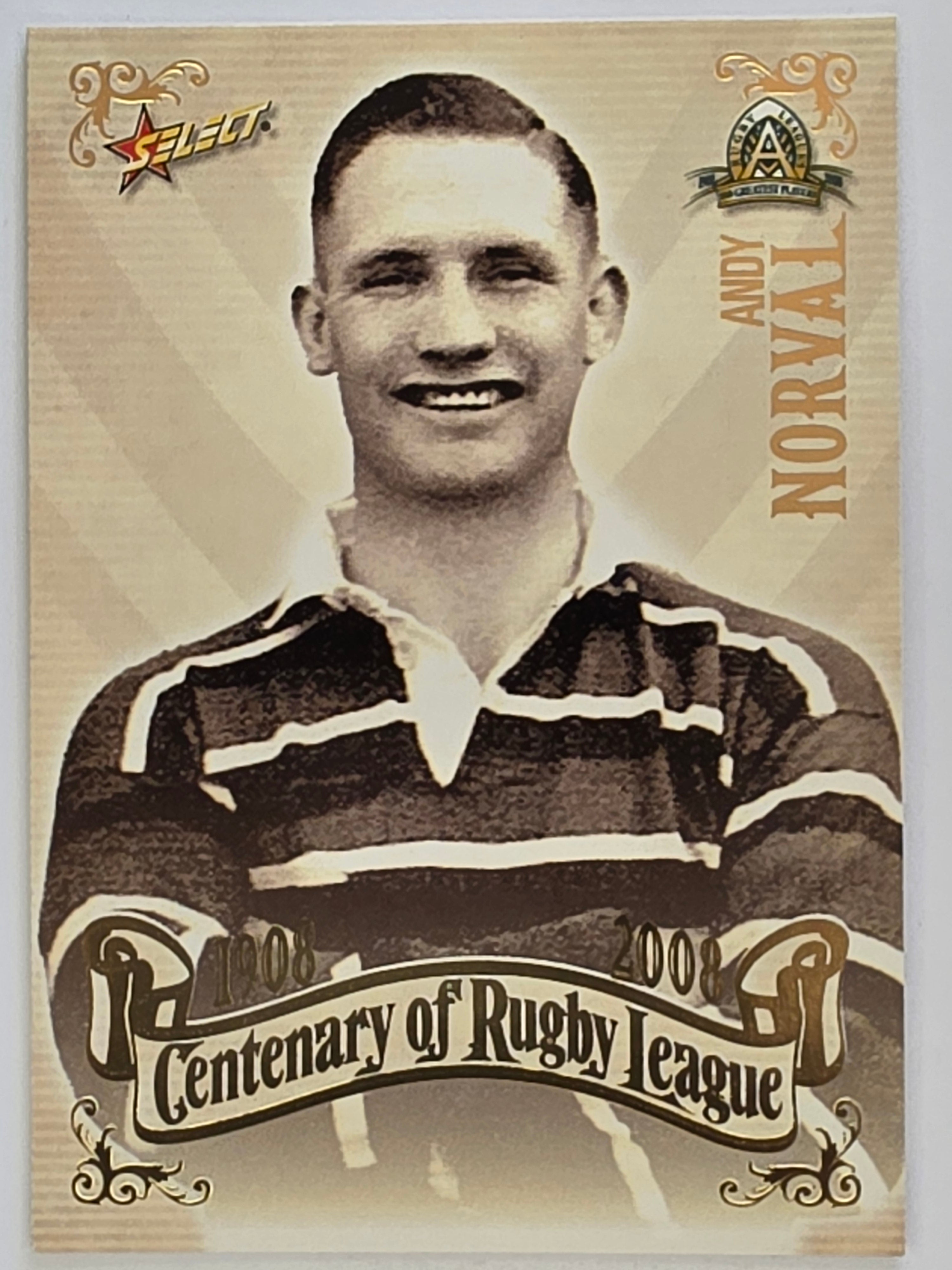 NRL 2008 Centenary | #37 Andy Norval Eastern Suburbs Roosters