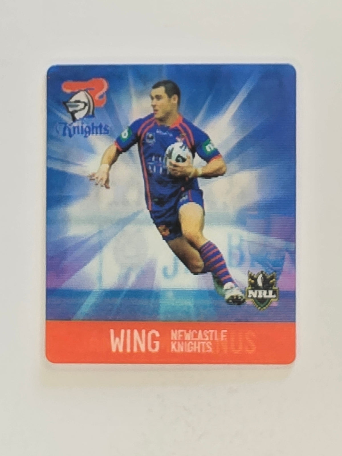 NRL 2011 Tazo Swapz | #023 James McManus | Newcastle Knights