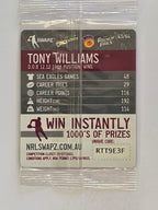 NRL 2011 Tazo Swapz | #043 Tony Williams | Manly Warringah Sea Eagles