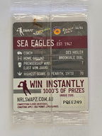 NRL 2011 Tazo Swapz | #044 Egor | Manly Warringah Sea Eagles