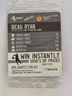 NRL 2011 Tazo Swapz | #063 Beau Ryan | Wests Tigers